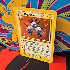 Pokémon TCG Magneton 9/130 Base Set Holo Rare Unlimited WotC English 1999 on eBay