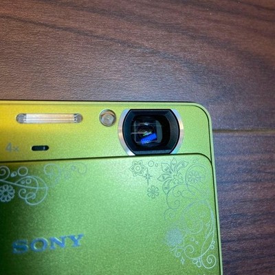 Sony Cyber-shot DSC-T77 10.1MP Digital Camera - Silver for sale