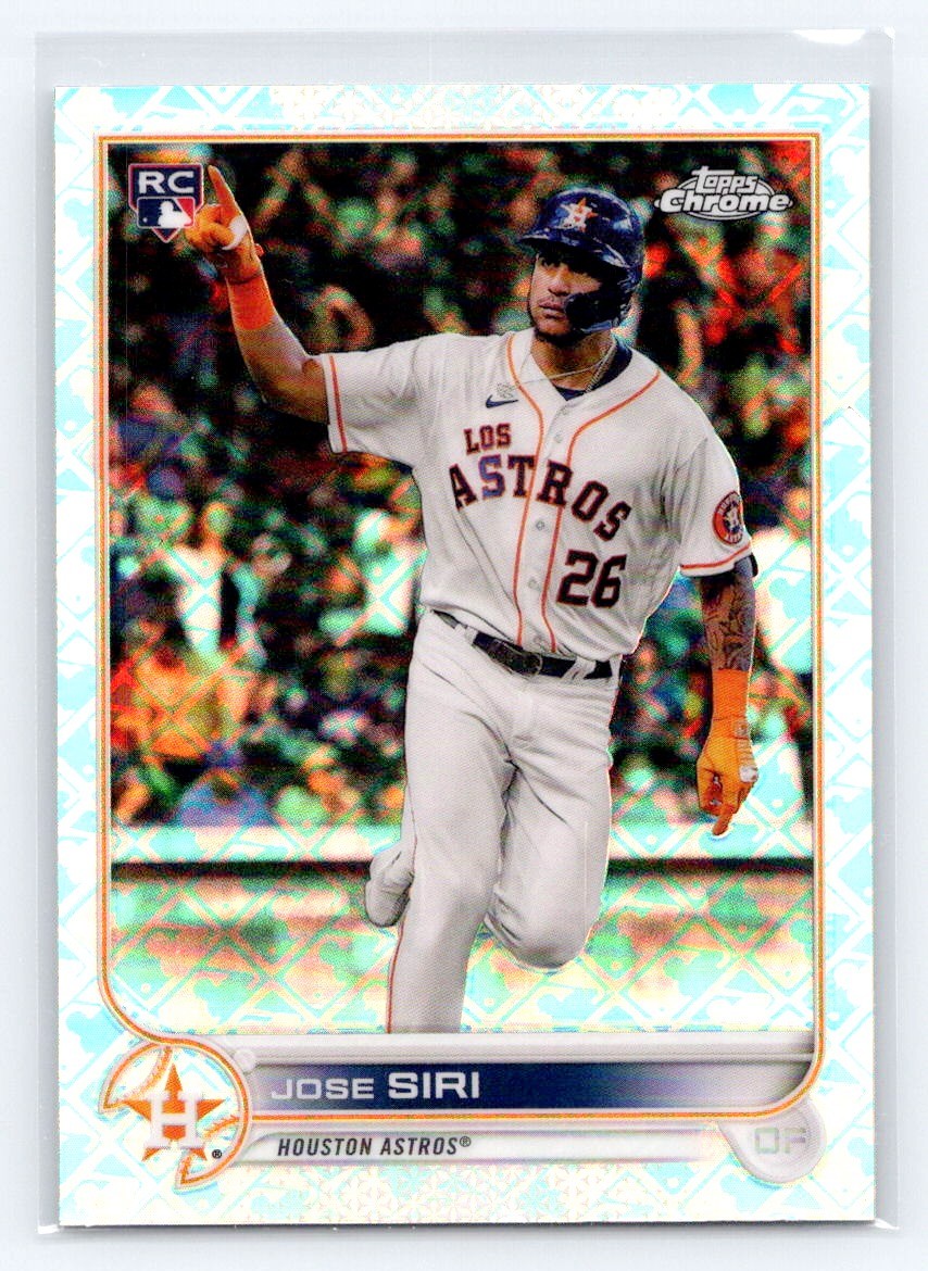 2022 Topps Chrome Logofractor Edition #9 Jose Siri Rookie Houston Astros