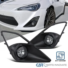Fits 2012-2016 Scion FRS Toyota 86 Clear Fog Lights Front Bumper Lamps+Switch