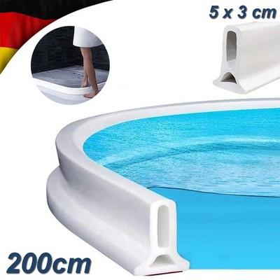 200cm Duschdichtung Schwallschutz Duschtürdichtung Ersatzdichtung Dusche Schutz