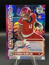 Tetairoa McMillan 2025 Panini Donruss Elite Future Rookie Auto /99 Panthers ROY