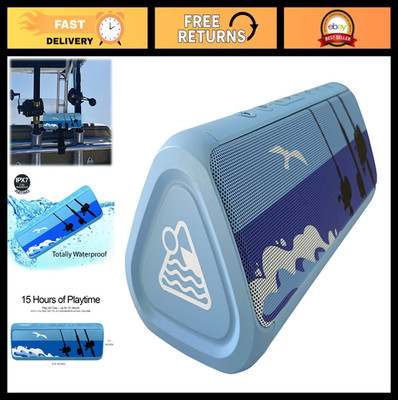 Waterproof Bluetooth Speaker 21W, 15-Hour Playtime, Deep Bass, Dual Pairing, 100