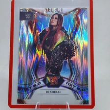 2022 Panini Select WWE Io Shirai Prizm Holo NXT 2.0 – Factory Miscut Error Card
