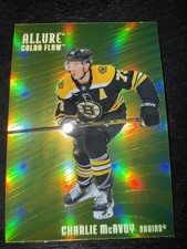 2025-26 Upper Deck Allure - Color Flow Charlie McAvoy #CF-18 Yellow Green