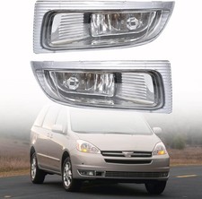 2-Pack Fog Lights Assembly with Bulbs Driver and Passenger Side Replacement