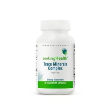 Seeking Health Trace Minerals Complex, 10 Essential Trace Minerals ... Fast Ship