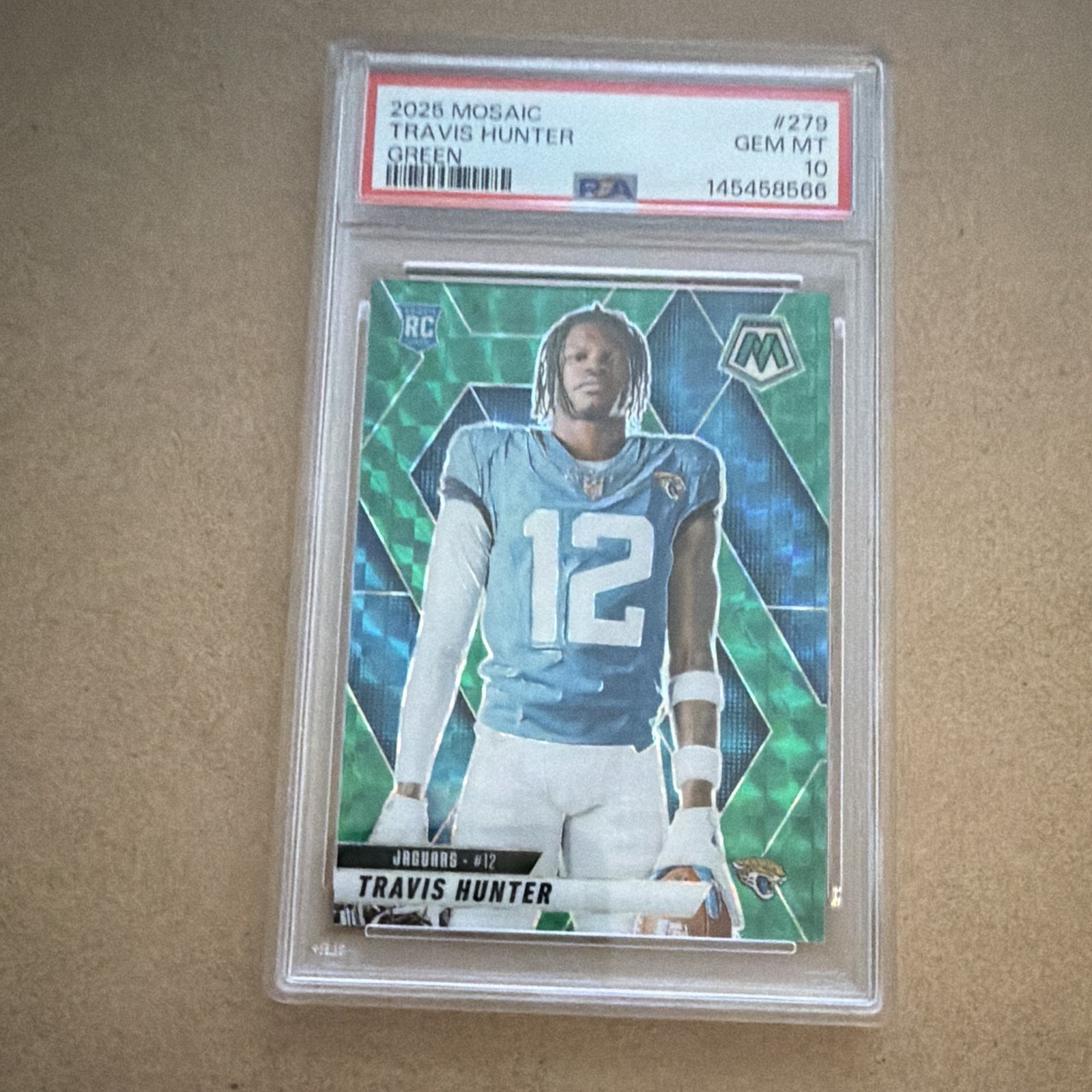 Travis Hunter Panini Mosaic #279 Green