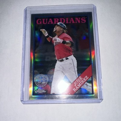 2023 Topps Chrome 1988 Topps Jose Ramirez #88BC-17 35th Anniversary Guardians