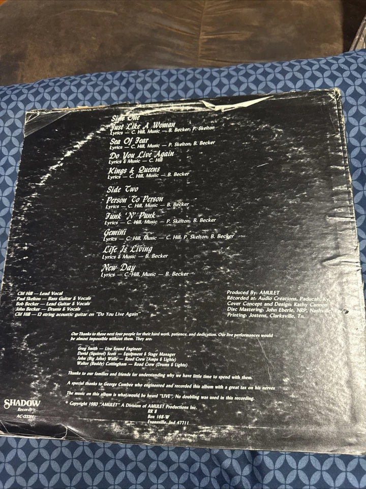 Amulet Vinyl Lp Shadow Records Limited Edition Very Very Rare 1980 Foto 2 de 4