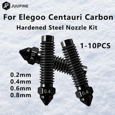 For Elegoo Centauri Carbon Hardened Steel Nozzles Extruder Hotend Kit Accessory
