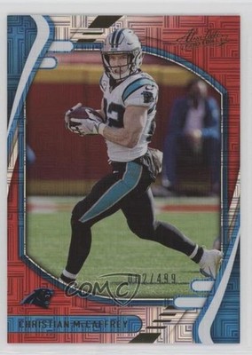 2021 Panini Absolute Red Squares 62/499 Christian McCaffrey #39 1e6l
