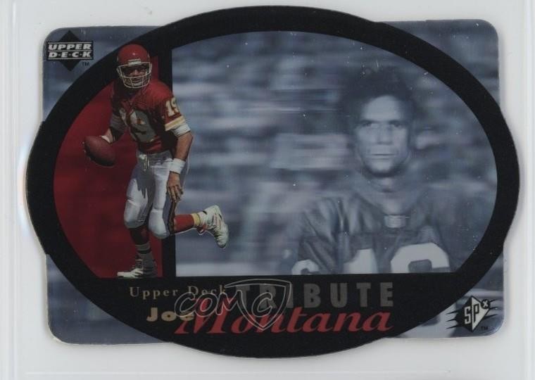 1996 SPx Joe Montana Tribute Joe Montana #UDT-19 HOF