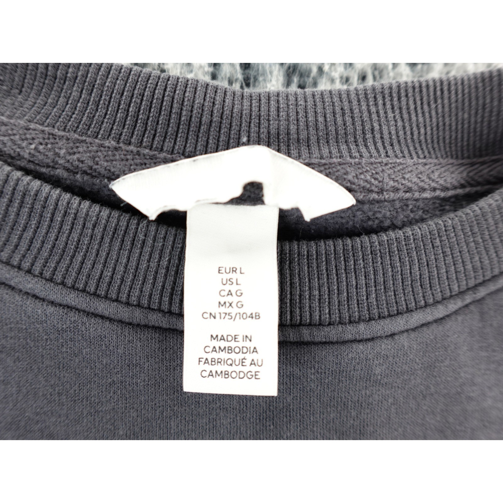 H M Gray SOHO NYC Graphic Sweatshirt Pullover Long Sleeve Crew Neck Men L image 3