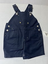 Vintage 90 s Baby Gap Navy Shortalls 100 Cotton NWT