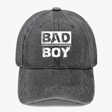 BAD BOY Dad Hat Vintage Style Adjustable Baseball Cap 7 Colors Unisex