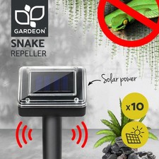 Gardeon Snake Repeller 10 X Multi Pulse Ultrasonic Solar Powered Pest Repellent