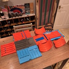 Incomplete Hot Wheels Track Builder System Race Crate Playset