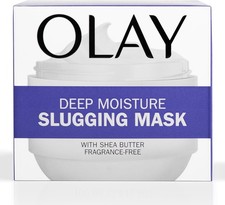 Olay Deep Moisture Slugging Mask Shea Butter Fragrance Free 3.4 oz 100 ml