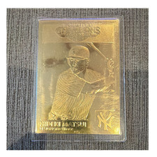 Danbury Mint 2010 Hideki Matsui 22k Gold Yankees World Series Champions Card
