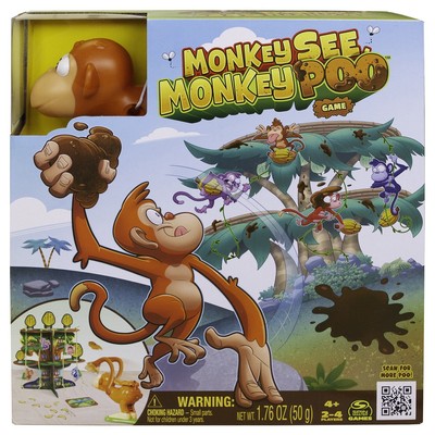 Spin Master Games Monkey See Monkey Poo Board Game