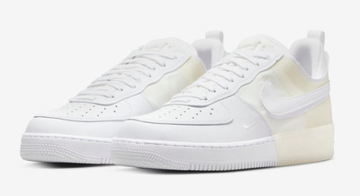 Nike Air Force 1 React Triple White Photon UK 8.5 US 9.5 EUR 43 DM0573-100 New