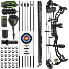 35-70lbs Archery Compound Bow Bow Launcher Kit Alloy Bow Hunt Shoot Target