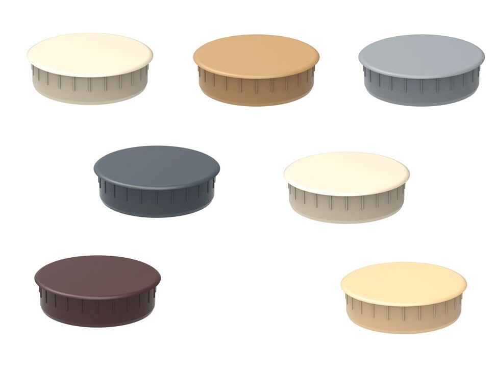 35mm Hinge Hole Cover Caps For Kitchen White Grey Brown Cream Beige Oak eBay