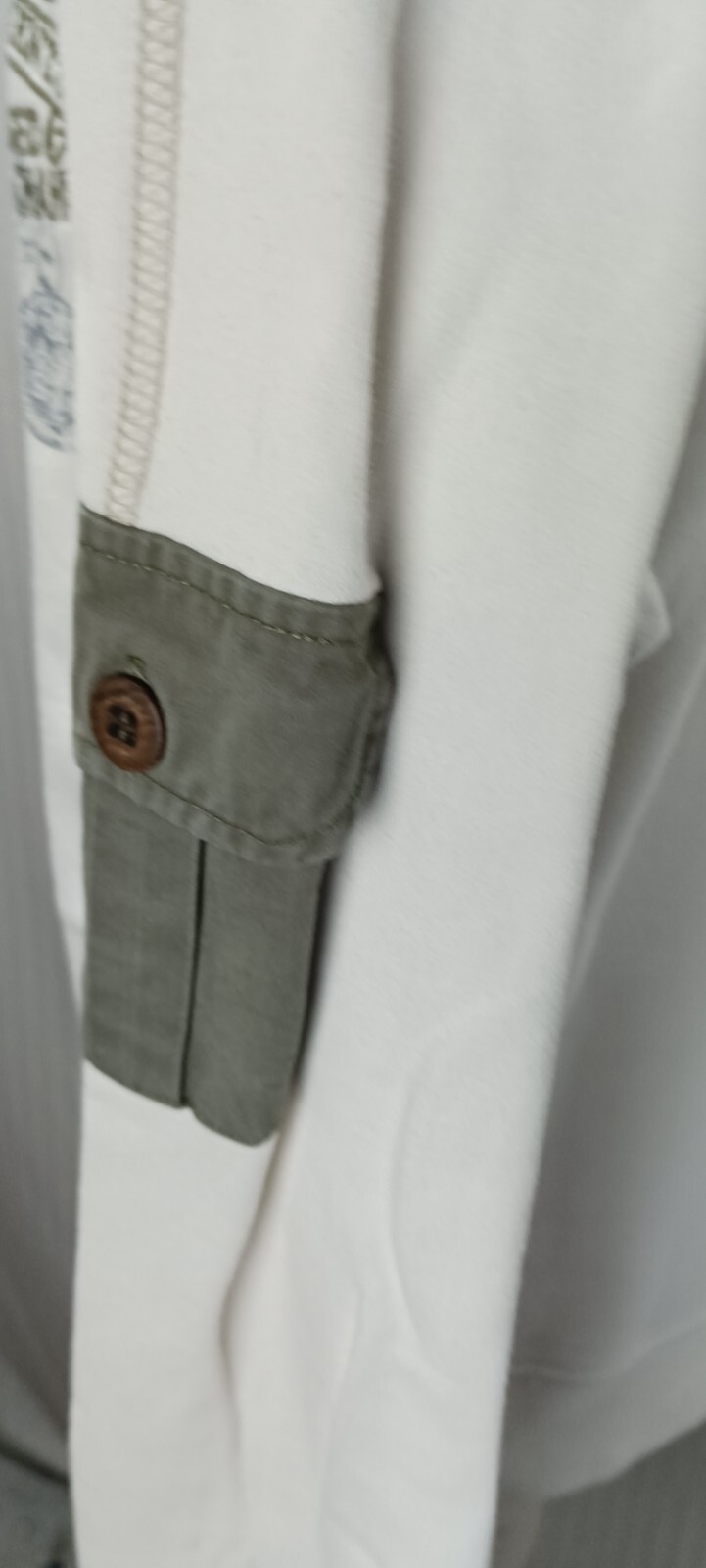 item e1201 zu elements white cotton sweatshirt si… - image 8