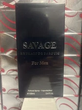 Savage for Men Extrait 3.4 Oz Men's Eau De Parfum. Men's Casual Cologne.