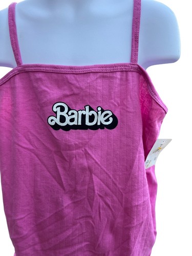 BARBIE T-SHIRT SMALL Pink Sleeveless - Picture 2 of 3