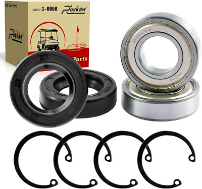Golf Cart Rear Axle Bearing & Seal Kit for EZGO Txt/Rxv/Medalist/Marathon Electr