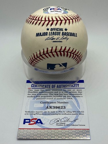 Billy Loes Dodgers Orioles Giants Signed Autograph Official Baseball PSA DNA - Picture 2 of 2