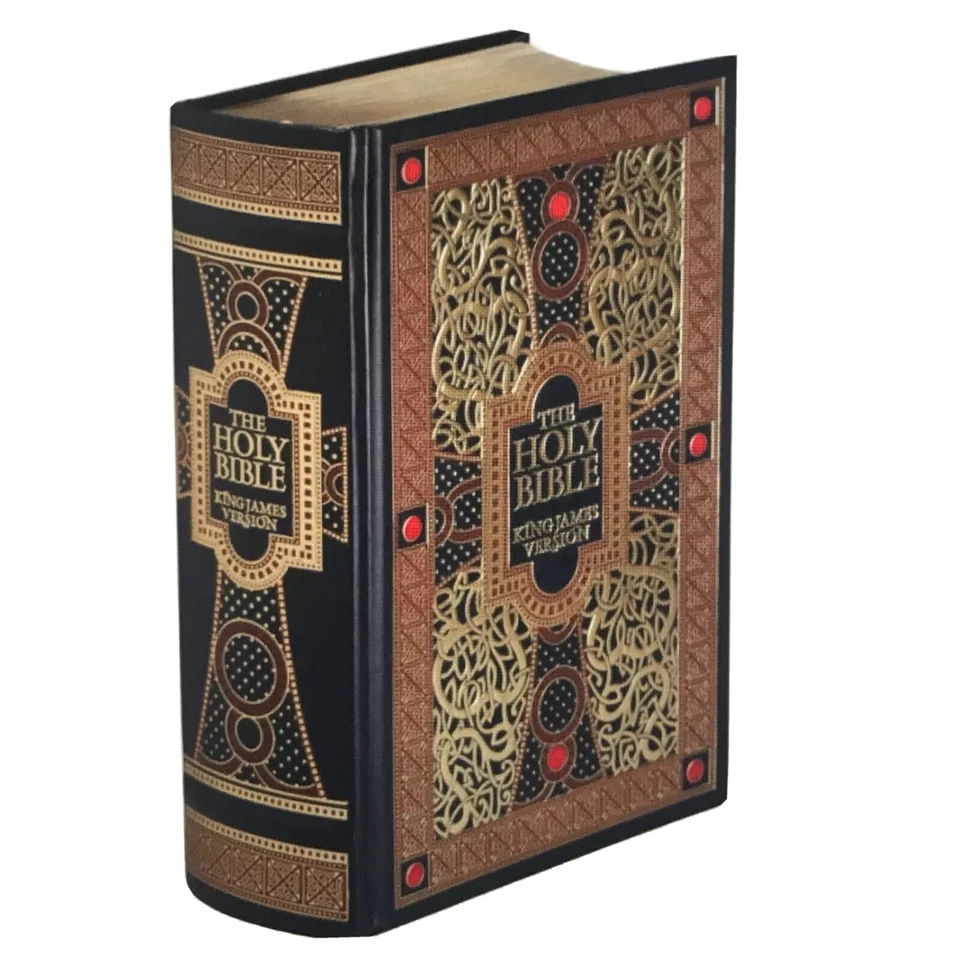 ❤️THE HOLY BIBLE King James Version Gustave Dore Illustrated Leather Bound NEW - Image 2 of 4