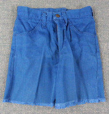 Vintage 1970s Kids Shorts cut off denim