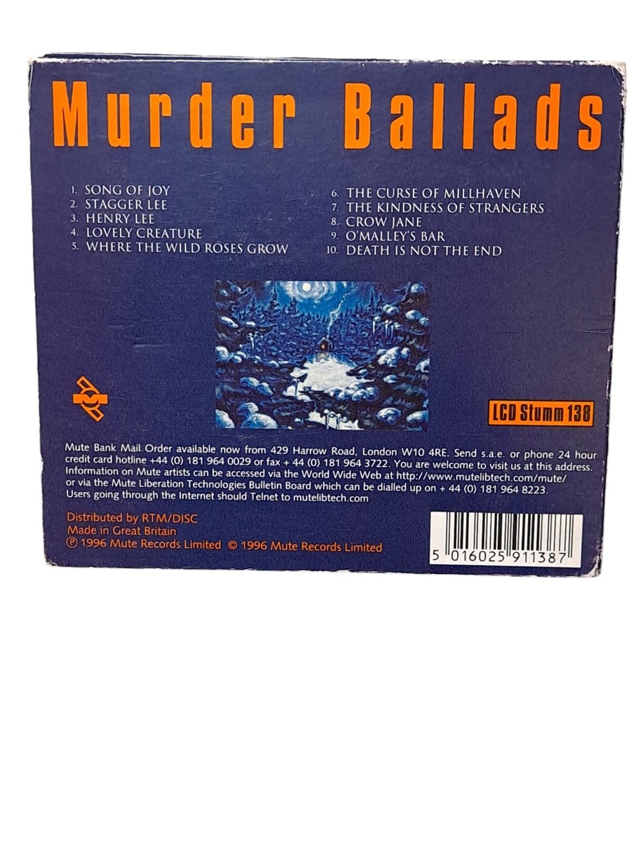Nick Cave and the Bad Seeds - Murder Ballads [Digipak] RARE import