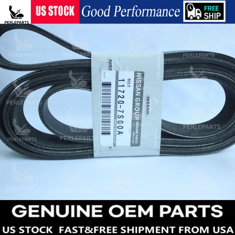 NEW OEM 2004-2005 Nissan Armada Titan Engine Serpentine Belt V Belt 11720-7S00A - Image 2 of 4