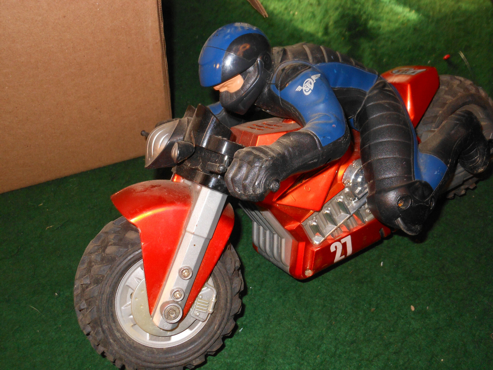 TYCO RC REBOUND SUPERBIKE RARE with reciever Untested sold AS IS | UK