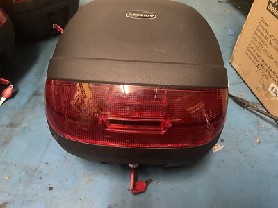 Topcase Coocase 30l Schwarz Delux Roller Motorrad