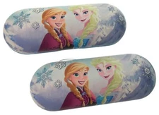 Disney Frozen Eyeglass Sunglass Case Lot 2 Elsa Anna Clamshell Hard Licensed