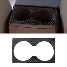 For Ford Explorer 2008-10 Carbon Fiber Interior Rear Center Cupholder Cover Trim