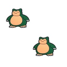 Snorlax Pokemon For Crocs Shoe Charms Jibbitz - 2 Pieces