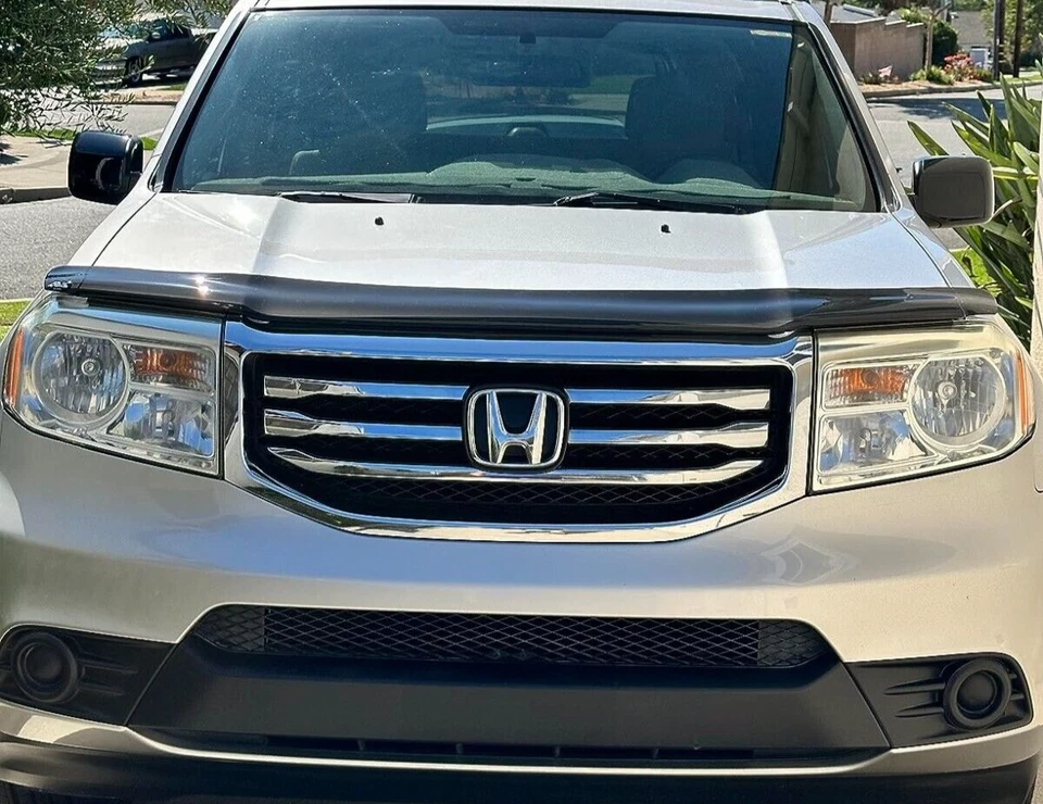 Protector de capó BugFlector II deflector protector contra insectos para Honda Pilot 2009-2013 Foto 2 de 4
