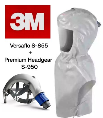   3M Versaflo Adflo S-885 Protection Hood S-950 Premium Head  Suspension X1 PPE