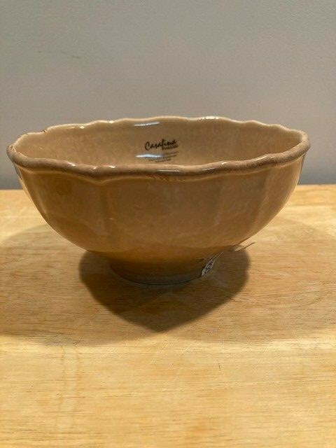 Casafina Impressions Mocha Soup/Cereal Bowl. NEW