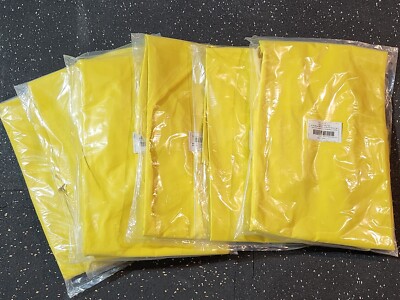 Condor Rain Bib Overall Yellow Size M 6 Pack