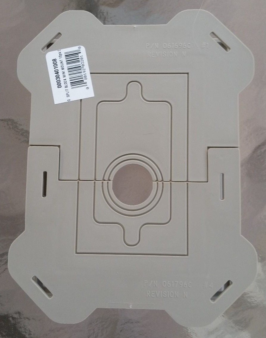 Clay Vinyl Siding Split Block Recessed Mini Mount 00030401008 ...