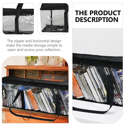 CD Holder Media Collection Bag Torebka na książki Organizator książek - Zdjęcie 7 z 12