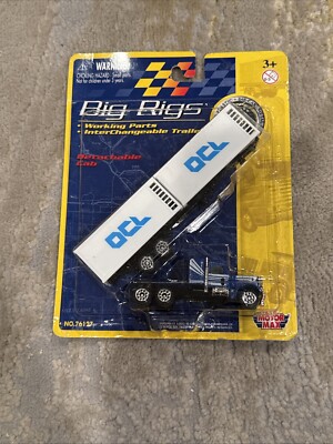 90s Zee Toys Zylmex Semi Truck Tractor Trailer Flatbed w