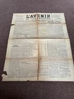 Original WW2 newspaper 1944 - L'Avenir du Luxembourg - The Future - Military ++